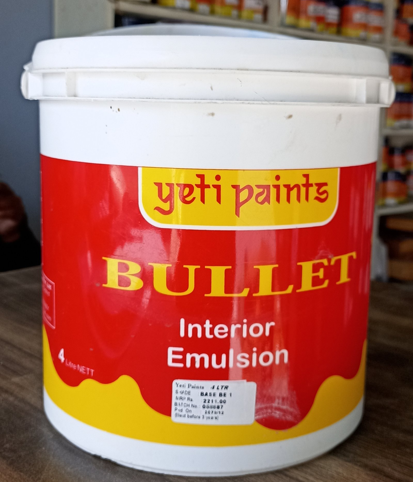 Bullet Int Eml Base BE-1(4litre)