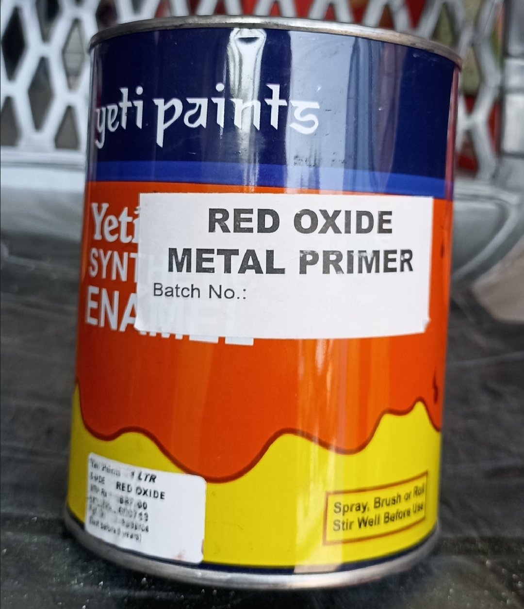 Yeti Metal Primer Redoxide(1litre)