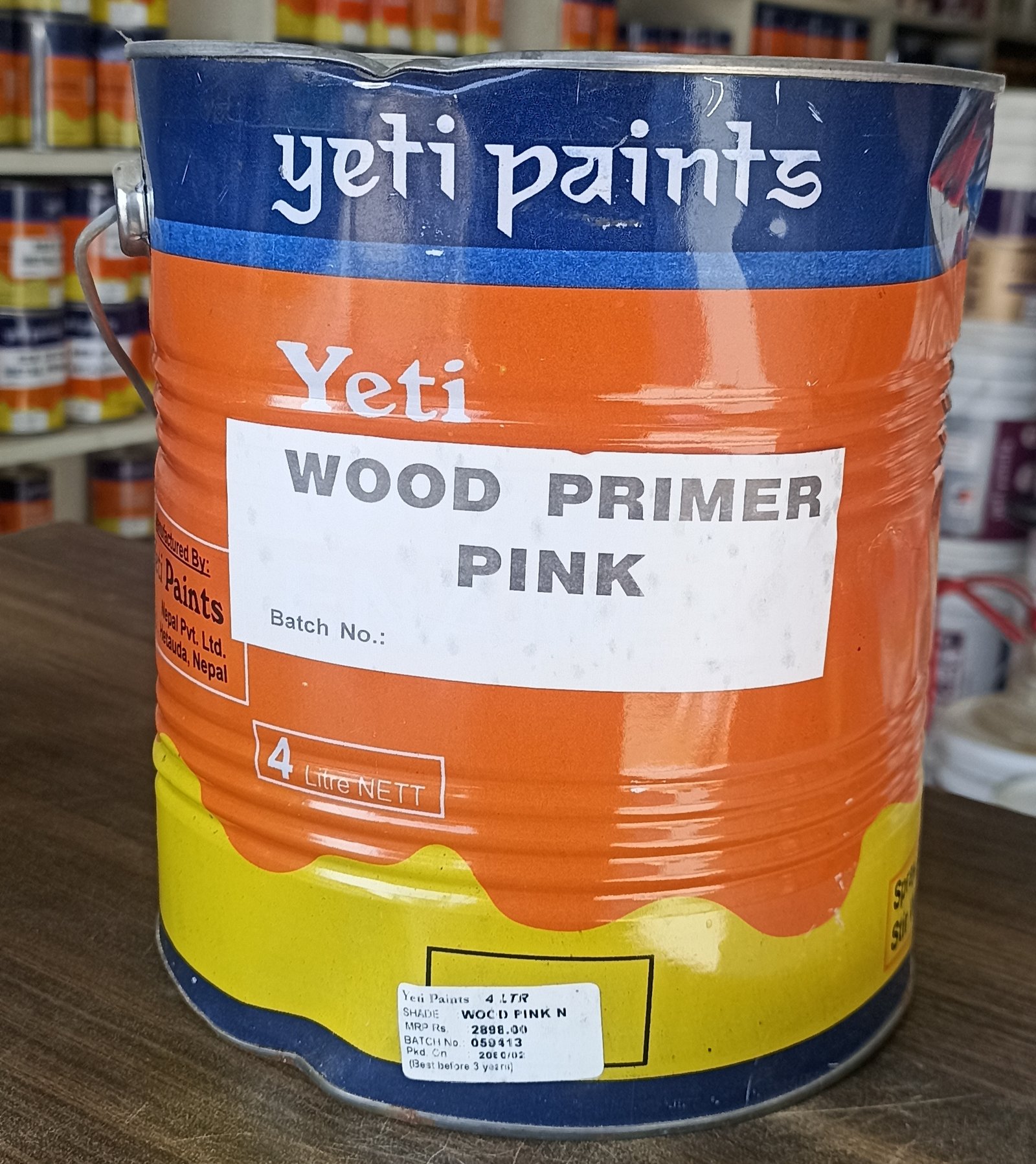 Yeti Wood Primer Pink (4litre)