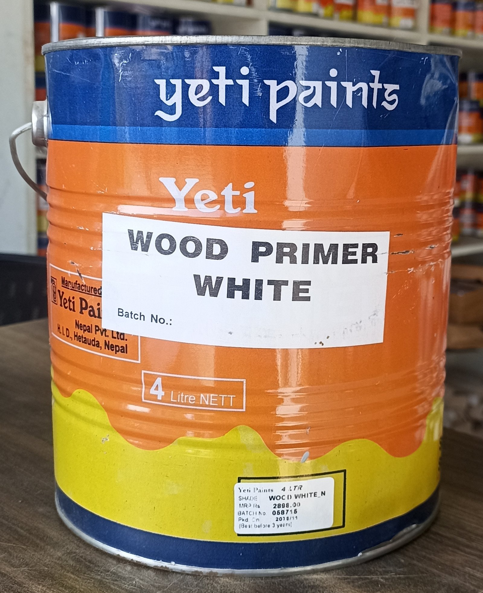 Wood Primer White(4litre)